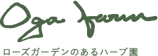 おおがファーム　ローズガーデンのあるハーブ園
